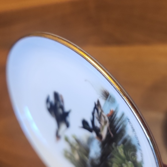 JWK Josef Kuba Bavaria Porcelain Trinket Dishes John James Audubon Duck Scenes - Picture 13 of 14